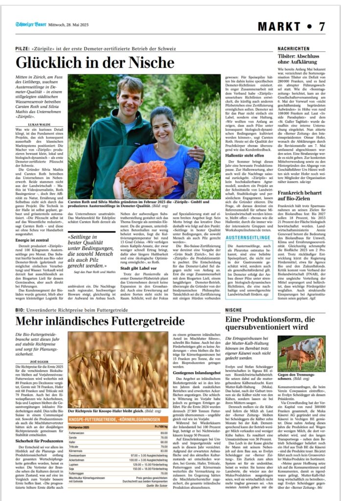 Züripilz in der NZZ – Stadtpilze aus Zürich erobern die Feinschmeckerwelt Screenshot 2025 06 04 17 30 29 052 com.microsoft.office.officehubrow edit